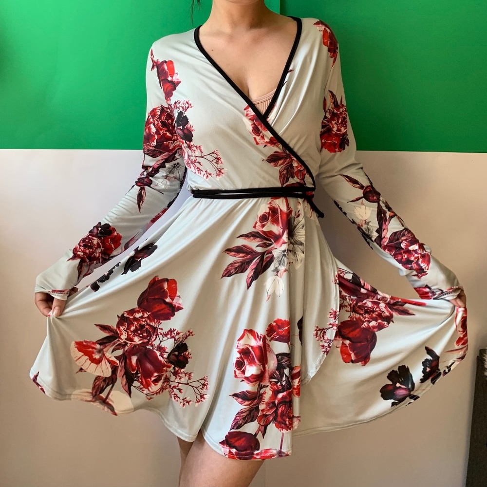 Sexy and Sweet Floral Dress